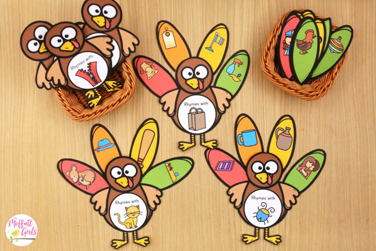November Kindergarten Morning Bins