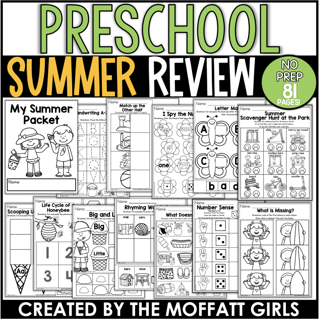 Summer Review Packets!