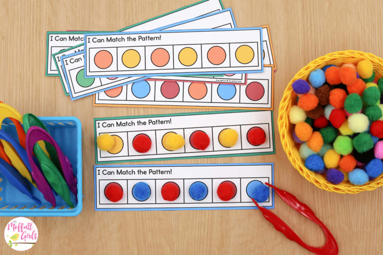 Preschool Back to School Morning Bins