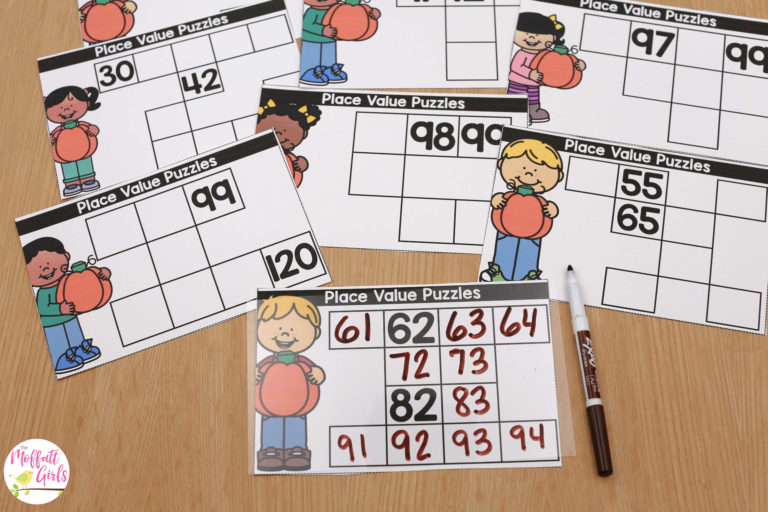 2nd Grade October Morning Bins