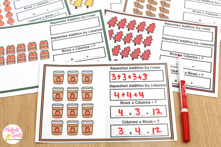 3rd Grade October Morning Bins