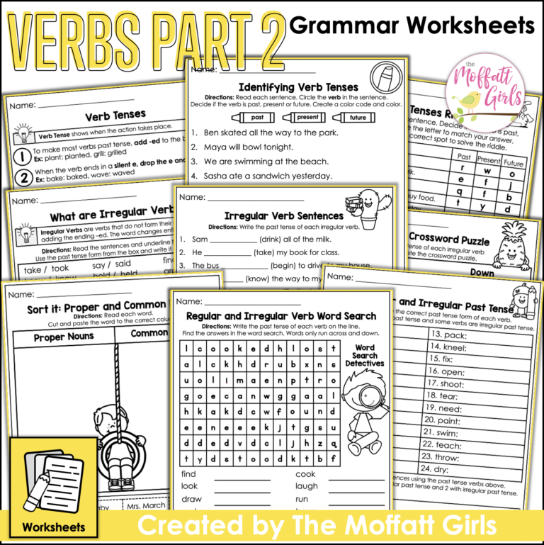 Grammar Skills for 3rd Grade: Verbs Part 2