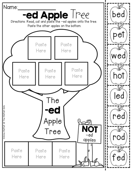 CVCWordFamilyAppleTreesNOPREPCutandPaste_p8_bed.jpg