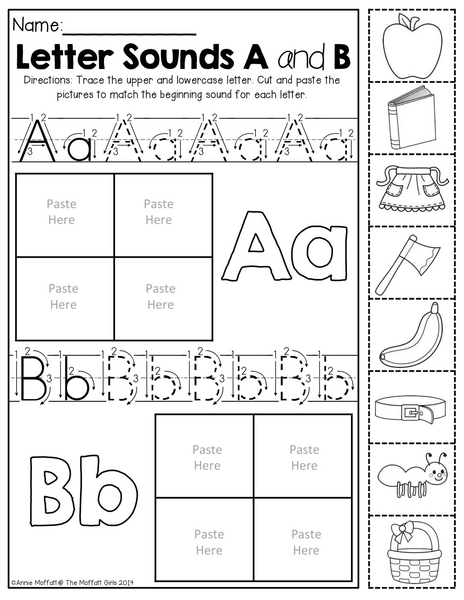 Kindergarten-Back-to-School-NO-PREP-Literacy-Math-First-Week-of-School-Packet_p21_Letter-Sounds-A-B.jpg