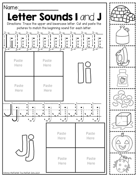 Kindergarten-Back-to-School-NO-PREP-Literacy-Math-First-Week-of-School-Packet_p25_Letter-Sounds-I-J.jpg
