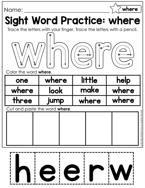 SightWordPracticePrePrimer_p38_where.jpg
